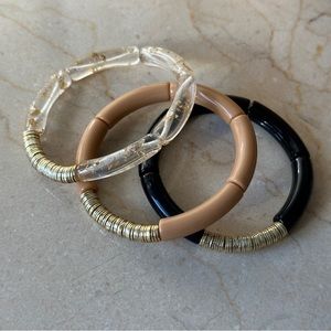 Allie+Bess: Stackable Beaded Elastic Bracelets